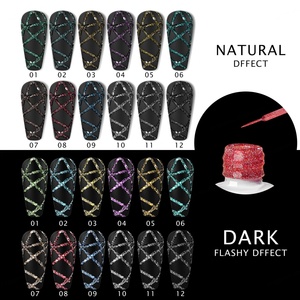 JTING - Juego de 12 Esmaltes de Gel Reflectantes Multiefecto para Decoración de Uñas, Esmalte de Gel con Etiqueta Privada OEM de 12 ml Personalizado - Product Image 3