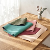 Cuir PU de 0,7 mm d'épaisseur, motif lisse, support tissé, résistant à l'abrasion, tissu décoratif
