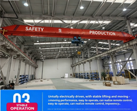 Pont roulant monopoutre LDA personnalisable de 20 tonnes, portée de 19,5 m, électrique, pour ligne de production en usine