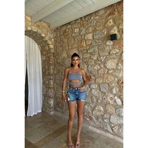 Casual <b>Grey</b> Bodysuit with Window Detail Print Knitting <b>Fabric</b> Above Knee Length Skinny and Loose Fit for Summer - Product Image 3