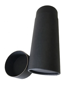 Cajas de Embalaje de Tubo de Papel Rígido con Laminación Negra Mate para <span class=keywords><strong>Camisetas</strong></span>, Caja de Regalo Personalizada, Cepillo Profesional de Ondas de Lujo - Product Image 1