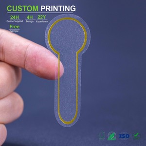 Etiquetas Adhesivas Transparentes e Impermeables para Botellas de Cosméticos y Frascos de Perfume, Pegatinas 3D de PET para el Cuidado de la Piel - Product Image 1