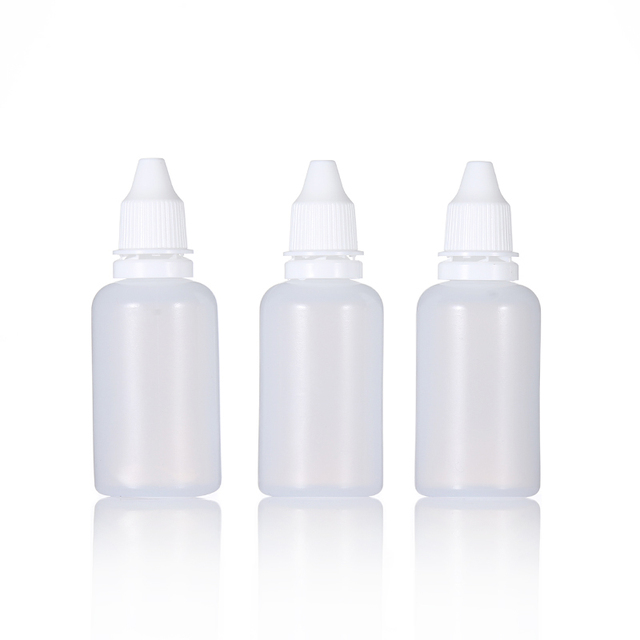 Customized logo Eye Drops Empty Bottle White 30ml Bottle Eye Drop