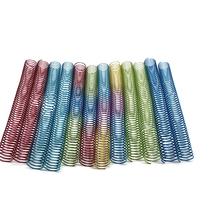 Offre Spéciale – Spirale de Reliure Simple en Aluminium Or Rose, Taille A4, 48 Anneaux, Pas 4:1, Couleur Naturelle, pour Carnets