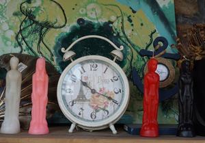 <span class=keywords><strong>Bougie</strong></span> artisanale en cire <span class=keywords><strong>d</strong></span>'abeille, figurine féminine unique / Bougies figurines de couple avec fonction de prière, modèle 006-DGV/OEM/ODM Marque - Product Image 5