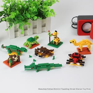 XR Factory Direct 1:8 Escala DIY Animal Ortografía Ilustraciones Partículas pequeñas Juegos de bloques de construcción Creatividad educativa Plástico - Product Image 3