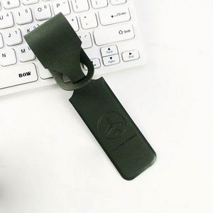 Etiqueta de Equipaje de Cuero PU Personalizada con Logotipo, con Hebilla, al Mejor Precio, Etiqueta Simple para Bolsas y Maletas de Viaje en Avión - Product Image 4