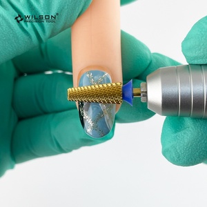 Outil de perçage pour ongles, embouts plaqués or, embouts à coupe croisée 6,0 mm, ensemble de 5 embouts de perçage pour ongles en gros, outils en quartz - Product Image 4
