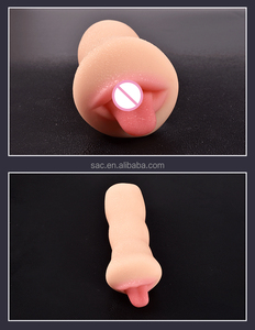 SacKnove Erwachsenen-Sexspielzeug Kleiner Taschen-Masturbator Sexy Lippen Orgasmus Mund Zunge Kehle Oral Realistischer Masturbator für Männer - Product Image 5
