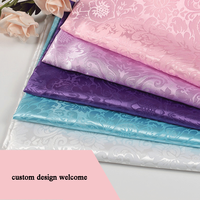 Tissu de bienvenue personnalisé à motifs en viscose, Tissu jacquard 100% polyester