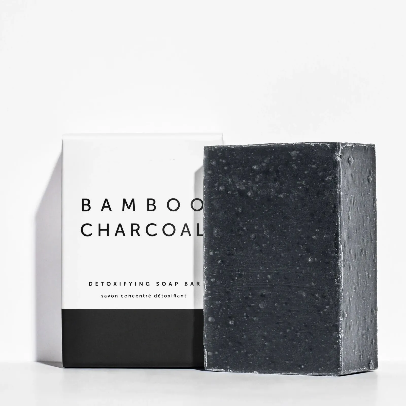 BLIW-jabón negro de carbón de bambú para acné, leche de cabra a base de hierbas, ácido orgánico Natural Kójico, jabón hecho a mano Blanqueador