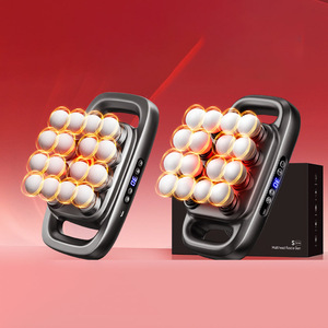 ปืนนวดแบบพกพาไร้สาย ชาร์จผ่าน USB หัวนวด 16 หัว พร้อมด้ามจับคู่ ความเร็ว 1200-3200 รอบต่อนาที นวดลึก ซึมซาบ 1800mAh - Product Image 3