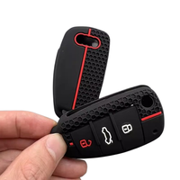 Coque de clé plip en silicone pour télécommande Audi A1 A3 A4 A5 A6 A7 – Remplacement en gros