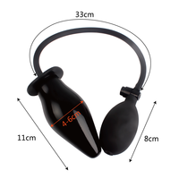 Balle anale gonflable, dilatateur anal à pompe à air, plug anal, dispositif de masturbation