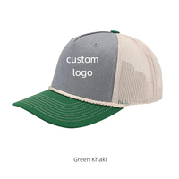Gorra Trucker Vintage con Logotipo Personalizado, 5 Paneles, Malla Trasera Transpirable, Impermeable, con Diseño de Puntos/Frutas para Deportes al Aire Libre