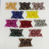Donjons et dragons polyédriques multifaces personnalisés Élément dragon D4 Dés en plastique sculptés à 4 faces pour jeux de table