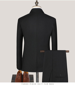 Nouveau Costume <span class=keywords><strong>Homme</strong></span> 3 Pièces 2025 de Haute Qualité, Blazers Élégants de <span class=keywords><strong>Luxe</strong></span> pour Mariage et Affaires, Gilet Pantalon <span class=keywords><strong>Bleu</strong></span>, Vestes Formelles pour Marié - Product Image 3