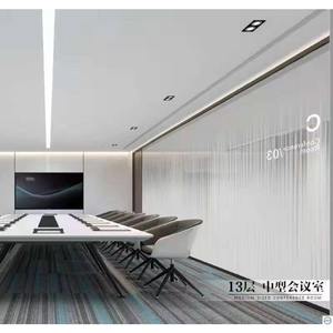 ARTISAN Modern Self-Adhesive Gradient Glass Film One-Way Semi-Privacy Shield for Office Decorative <b>Window</b> Film - Product Image 4