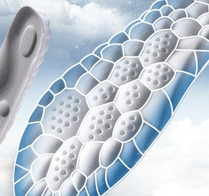 Tùy chỉnh thể thao lót thoáng khí mồ hôi hấp thụ PU lót Bộ nhớ bọt massage cho tất cả các ngày đứng - Product Image 2