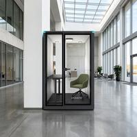 UNIBOOTH - Cabine de bureau acoustique ignifuge de classe A certifiée Intertek et SGS, conforme à la norme ASTM-E84, conception modulaire professionnelle