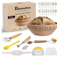 Panier à pain en céramique et ensemble de couteaux à façonner, résistants au four et au lave-vaisselle, vente en gros Amz Hot