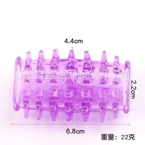 Big Caterpillar <b>TPE</b> Cock Ring Set Adult Stimulation For Men - Product Image 3