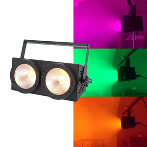 RGBWAUV 6in1 200W COB Par Stage Light 2x100W Audience <strong>Blinder</strong> Strobe Wash Beam DMX512 for DJ Disco Live Show Party - Product Image 4