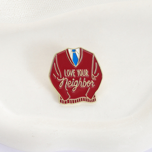 Aimez votre voisin émail broche jésus Bible religion chrétienne citation métal broche revers sac à dos Badge bijoux cadeau pour les amis - Product Image 3