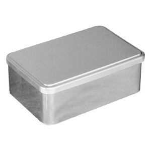 Chất Lượng Pháp Có Thể Tái Chế Cấp Thực Phẩm Kẹo Trường Hợp Hình Chữ Nhật Tin Junior 190x125h60 Mm Massilly Pháp Lưu Trữ Hộp - Product Image 1