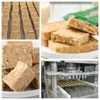 Ligne de production de biscuits à grande vitesse de qualité industrielle Machine à biscuits compressés entièrement automatique