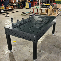 Table de soudage flexible 3D/2D pour robot, certifiée CE, sur mesure, 4000*2000*200mm, avec nitridage