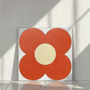 300 rosso Premium x 300mm antiscivolo antiscivolo piccolo stile floreale Full Body piastrelle in gres porcellanato in marmo - Product Image 1