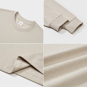 Felpa di Lusso Personalizzata in 100% Cotone Pesante Senza Stampa per Stampa DTG, Modello Oversize Streetwear da <span class=keywords><strong>Uomo</strong></span> con Logo Personalizzato, Maglia a Maniche Lunghe da <span class=keywords><strong>Uomo</strong></span> - Product Image 5