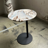 Guanmay Mobilier design moderne personnalisé Table en marbre Table d'appoint de lit de haute qualité
