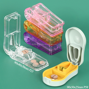 SUNSHING Pill Cutter and Container Box Portable Pill <b>Splitter</b> with Storage Medicine Cutter Organizer Case for Tablet Cutting - Product Image 5