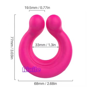 Anneau vibrant pour pénis, jouets sexuels pour adultes pour hommes, 9 modes de vibration, anneau vibrant pour pénis avec stimulateur clitoridien, jouets pour adultes <span class=keywords><strong>en</strong></span> <span class=keywords><strong>couple</strong></span> - Product Image 6