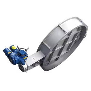 하이 퀄리티 전기 고온 환기 나비 밸브 탄소강 플랜지 댐퍼 대구경 전기 댐퍼 - Product Image 4