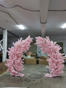F-CT0225 Fiori Artificiali di Ciliegio per Arco Nuziale, Sfondo di Fiori di Ciliegio, Arco di Fiori Bianchi Artificiali - Product Image 6