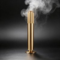 Diffuseur d'arômes rechargeable en alliage d'aluminium Fanluosen, grande capacité de 100 ml, atomiseur double liquide écologique, contrôlé par application