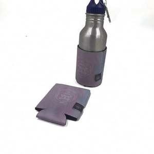 Hot Selling Custom Logo 12oz Insulated Neoprene <b>Beer</b> Can Cooler Foldable Sublimation Blank with Cartoon Pattern - Product Image 3