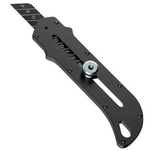 Work Record Utility Knife 170mm Stainless Steel Handle Blade 110mm Heavy Duty Paper Cutter Wallpaper Knife - Product Image 2