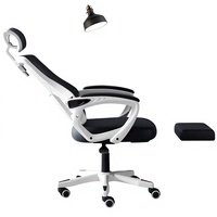 Chaise pivotante ergonomique pour dortoirs, chaise de gaming pour étudiants, chaise d'ordinateur, chaise de bureau à domicile, chaise en maille moderne réglable en hauteur