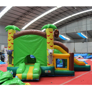 Château gonflable sur le thème du lion, toboggan trampoline commercial, <span class=keywords><strong>location</strong></span> pour fêtes d'enfants, vente en gros, personnalisation disponible. - Product Image 3