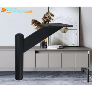 Patas Metálicas para Muebles, Soporte para Gabinetes, Sofás, Mesitas de Noche, Mesas de Centro, Forma Cónica, Color Negro - Product Image 2