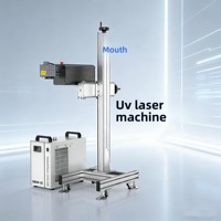 Machine de codage laser pour convoyeur volant, production entièrement automatique, imprimante jet d'encre CO2, fibre, UV pour marquage de date, Chine, sans garantie