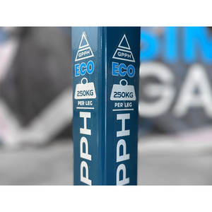 Steeleco gpph ม้านั่งเชื่อมแบบมีล้อ2x1Mt หนา8มม. รู16มม. ตาราง50x50มม. - Product Image 3