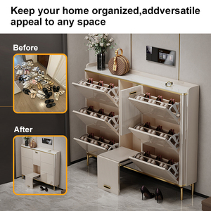 Mobili <span class=keywords><strong>per</strong></span> soggiorno uso interno ed <span class=keywords><strong>esterno</strong></span> antipolvere di lusso in legno di alta qualità scarpiera scarpiera - Product Image 2