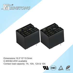 Relés de Potencia de Alto Voltaje SINETONG 973-24VDC 10A DC24V de 4 Pines para PCB para Electrodomésticos - Product Image 6