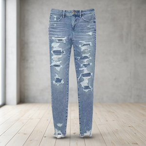 Pantalones Cargo de Mezclilla Lavada para Hombre, Estilo Casual, Holgados, Rectos, Transpirables, de Peso Medio, para Trabajo y Actividades al Aire Libre, Venta al por Mayor - Product Image 2