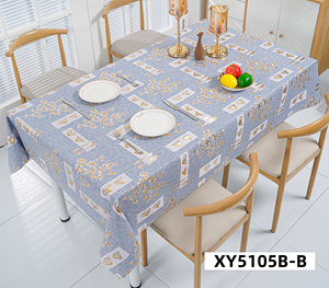 Mantel de vinilo de Pvc de lujo para mesa de restaurante Buffect de boda - Product Image 1